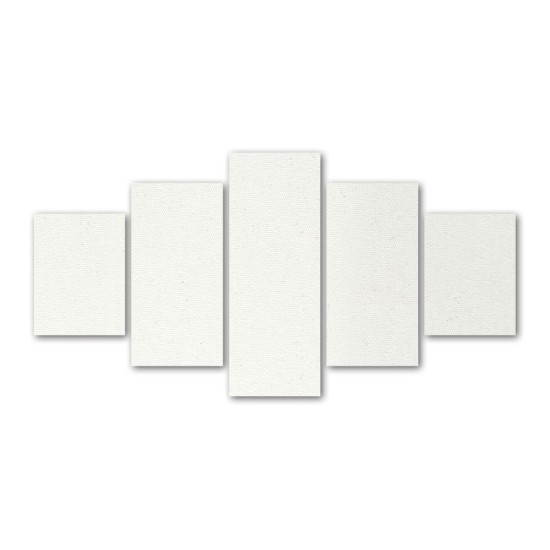 Quadro in tela canvas personalizzato a pannelli | 5x1 Moderno