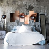 Quadro in tela canvas personalizzato a pannelli | 6x1 Moderno