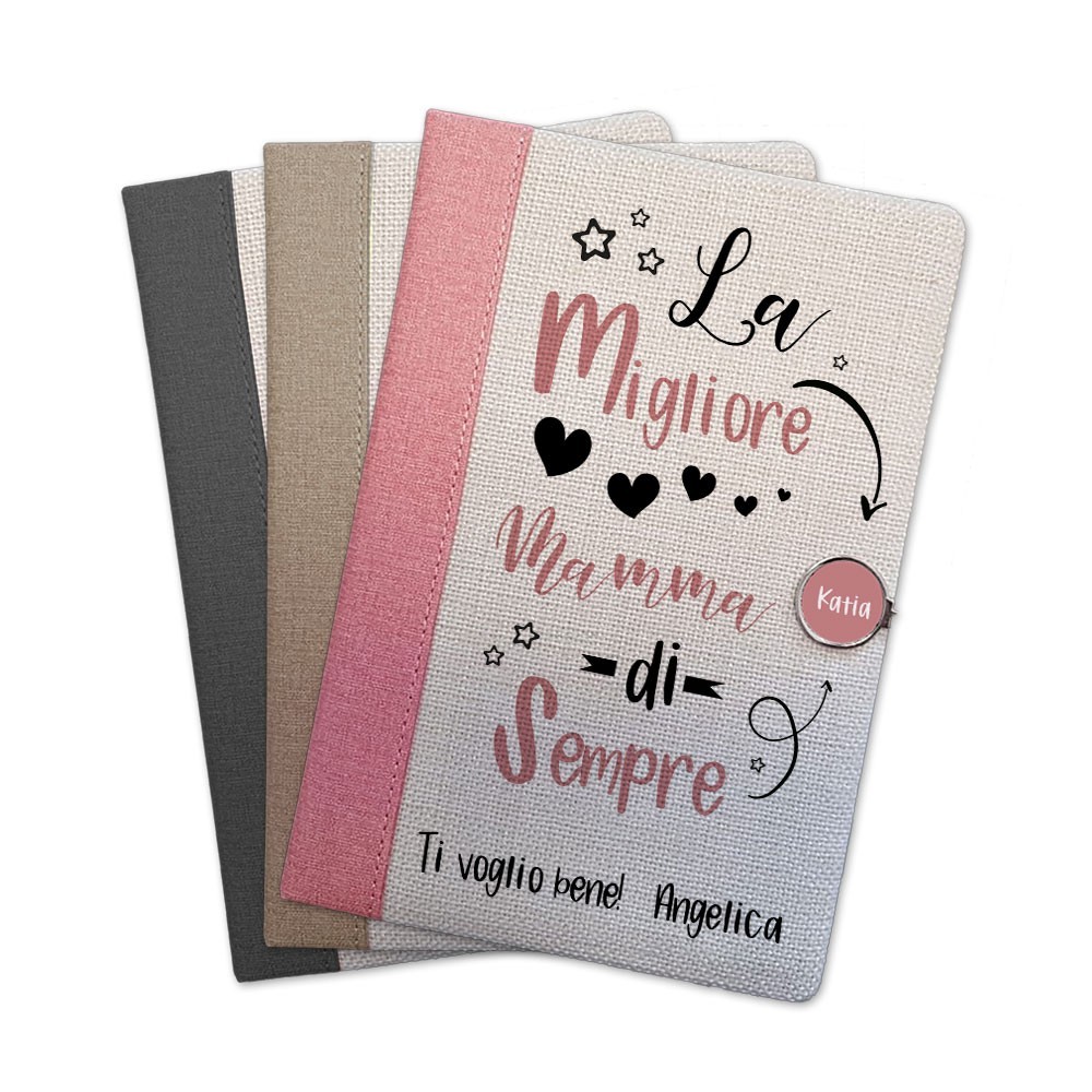 Taccuino la migliore mamma di sempre personalizzato