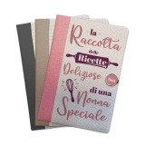 Taccuino ricettario nonna personalizzato