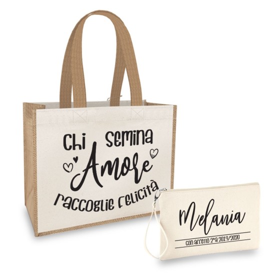 Borsa shopper regalo maestra
