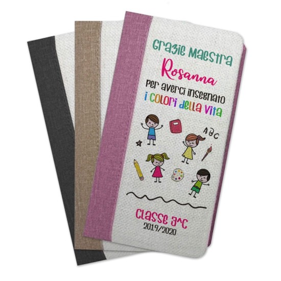 taccuino regalo maestra