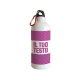Borraccia da bambina con fantasia fuxia