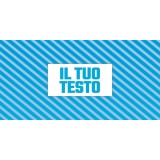 Borraccia da bambino con fantasia blu