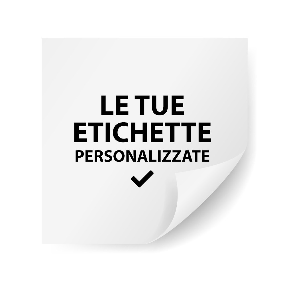 Etichette adesive quadrate personalizzate con logo testo o immagine