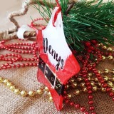 Addobbo natalizio Babbo Natale stella in plexiglass personalizzato con nome/nomi