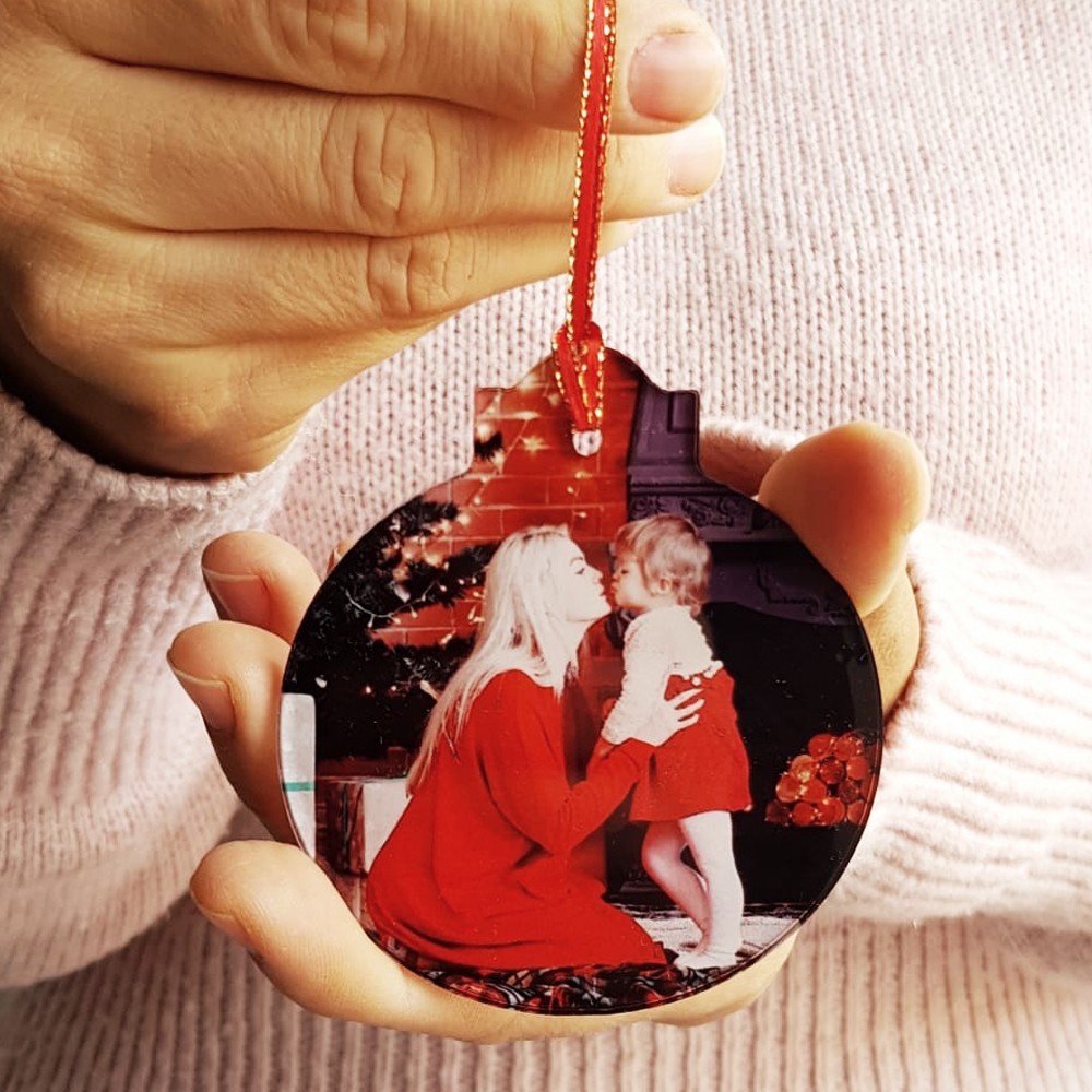 sfera albero natale foto