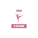 Borraccia da bambina ballerina e nome