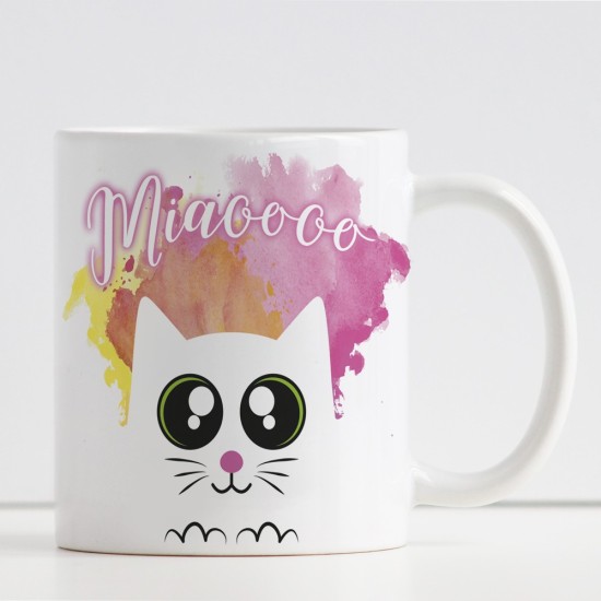 tazza personalizzata gattino e nome