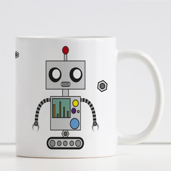 tazza robot personalizzata