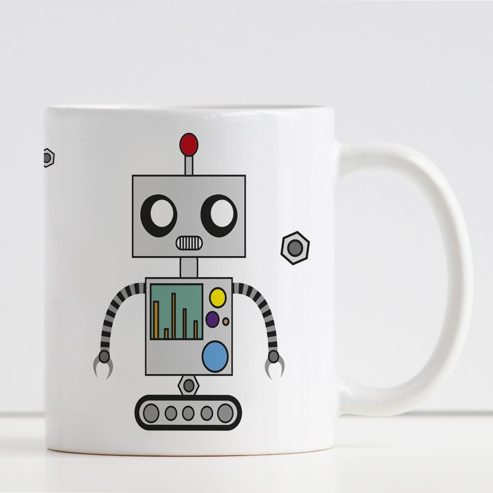 tazza robot personalizzata