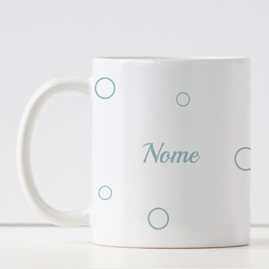Tazza personalizzata per bambini con coniglietto e nome
