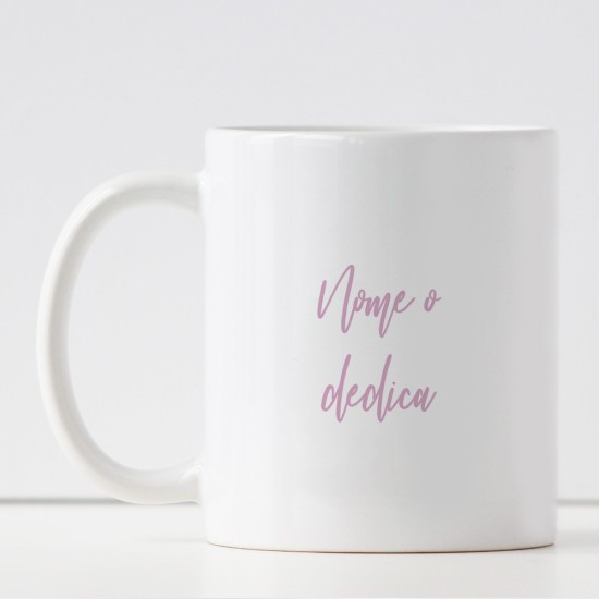 Tazza personalizzata per la mamma "Qui beve la + bella mamma di sempre"
