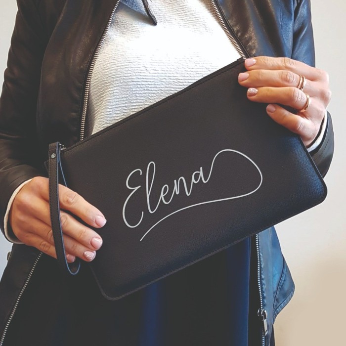 Pochette ecopelle personalizzata