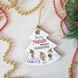 addobbo natale pallina di natale personalizzata per la maestra