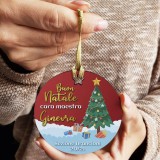 pallina natale personalizzata per la maestra