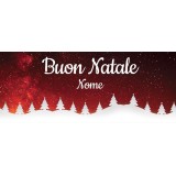 Tazza design natalizio Buon Natale personalizzata con nome