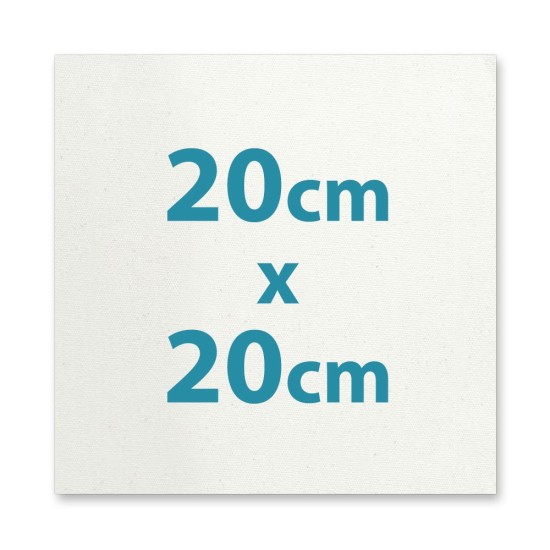 Quadro in tela canvas 20x20cm personalizzato con foto e testo