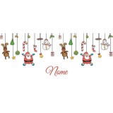 Tazza con disegno natalizio personalizzata con nome