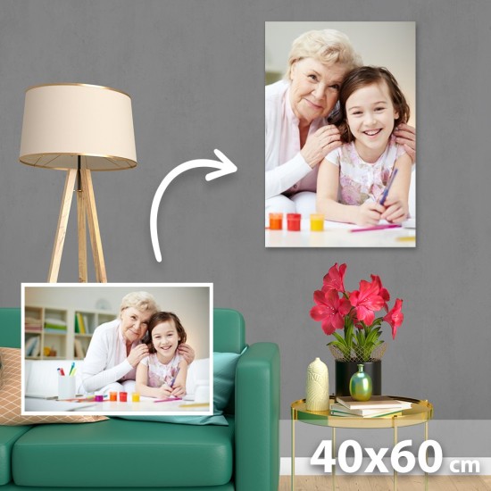 Quadro con foto fatto in canvas stampa su tela