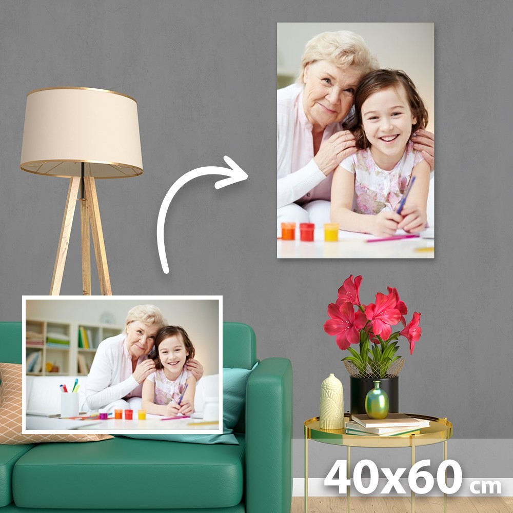 Quadro con foto fatto in canvas stampa su tela