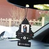 Deodorante per auto personalizzato con codice spotify e foto