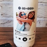 Bottiglia / Borraccia termica spotify con foto e canzone preferita