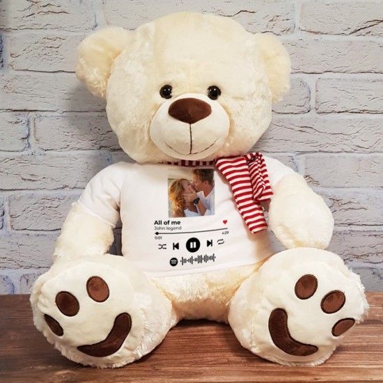 Orso gigante personalizzato spotify