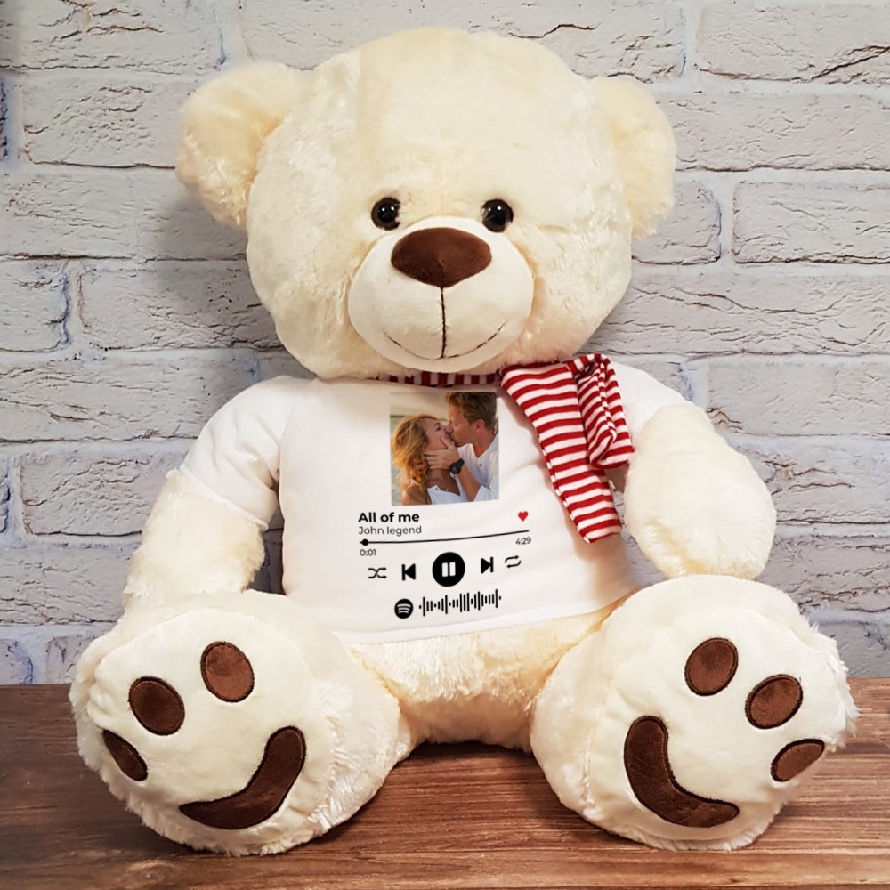 Orso gigante personalizzato spotify