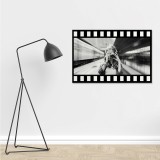 Quadro in tela canvas rullino fotografico personalizzato con foto - Orizzontale