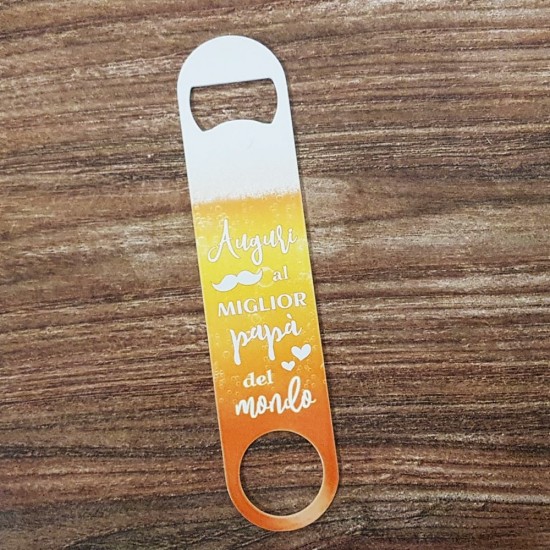 Apribottiglie personalizzato papà per la festa del papà