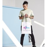 Borsa shopper personalizzata con foto, testo o logo.