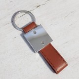 Portachiavi in similpelle personalizzato con foto testo