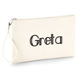 Borsa Shopper multiuso personalizzata per la nonna, e pochette con nome