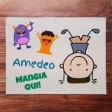 Tovaglietta Americana in canvas personalizzata con foto e testo