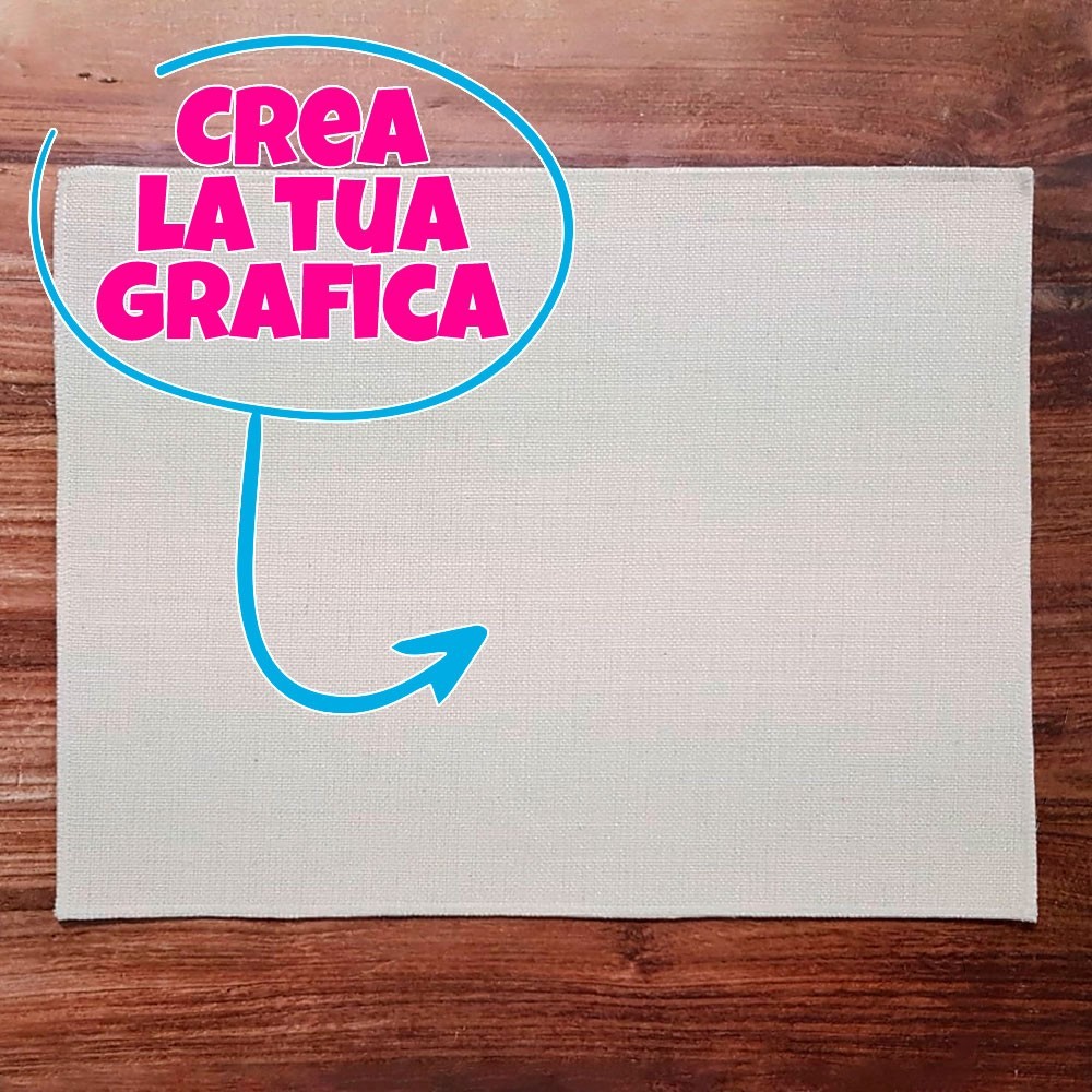 tovaglietta americana colazione personalizzata foto e testo