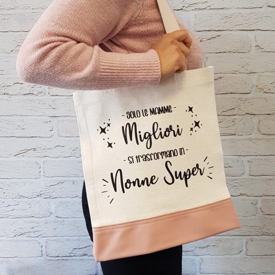 borsa shopper per la nonna