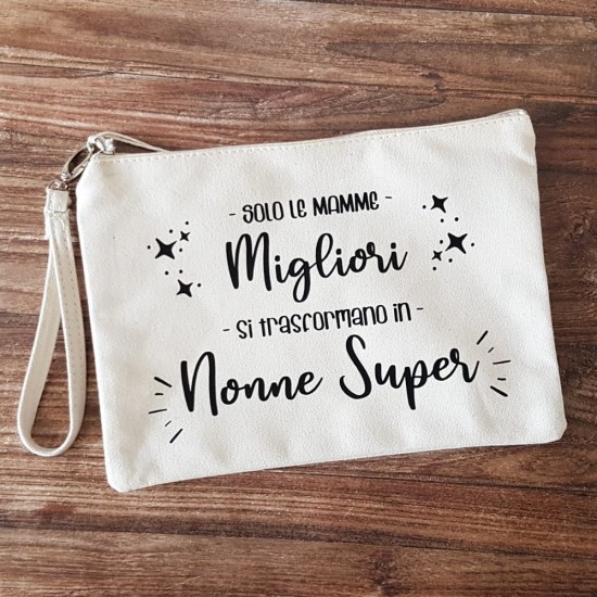 pochette  personalizzata per la nonna