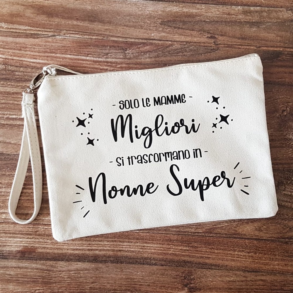 pochette  personalizzata per la nonna