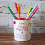 portapenne personalizzato per la maestra