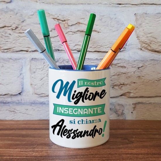 portapenne maestro regalo personalizzato