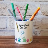 Porta Penne regalo personalizzato per il maestro con nome maestro e classe