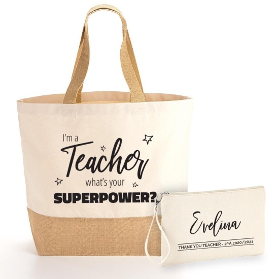 borsa per la maestra di inglese