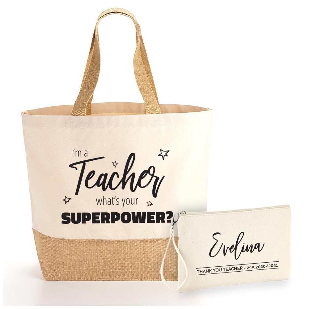 borsa per la maestra di inglese