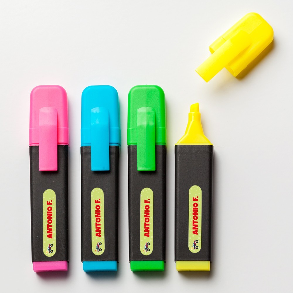 Kit 40 etichette adesive per bambini personalizzati con nome, per scuola, pennarelli, matite