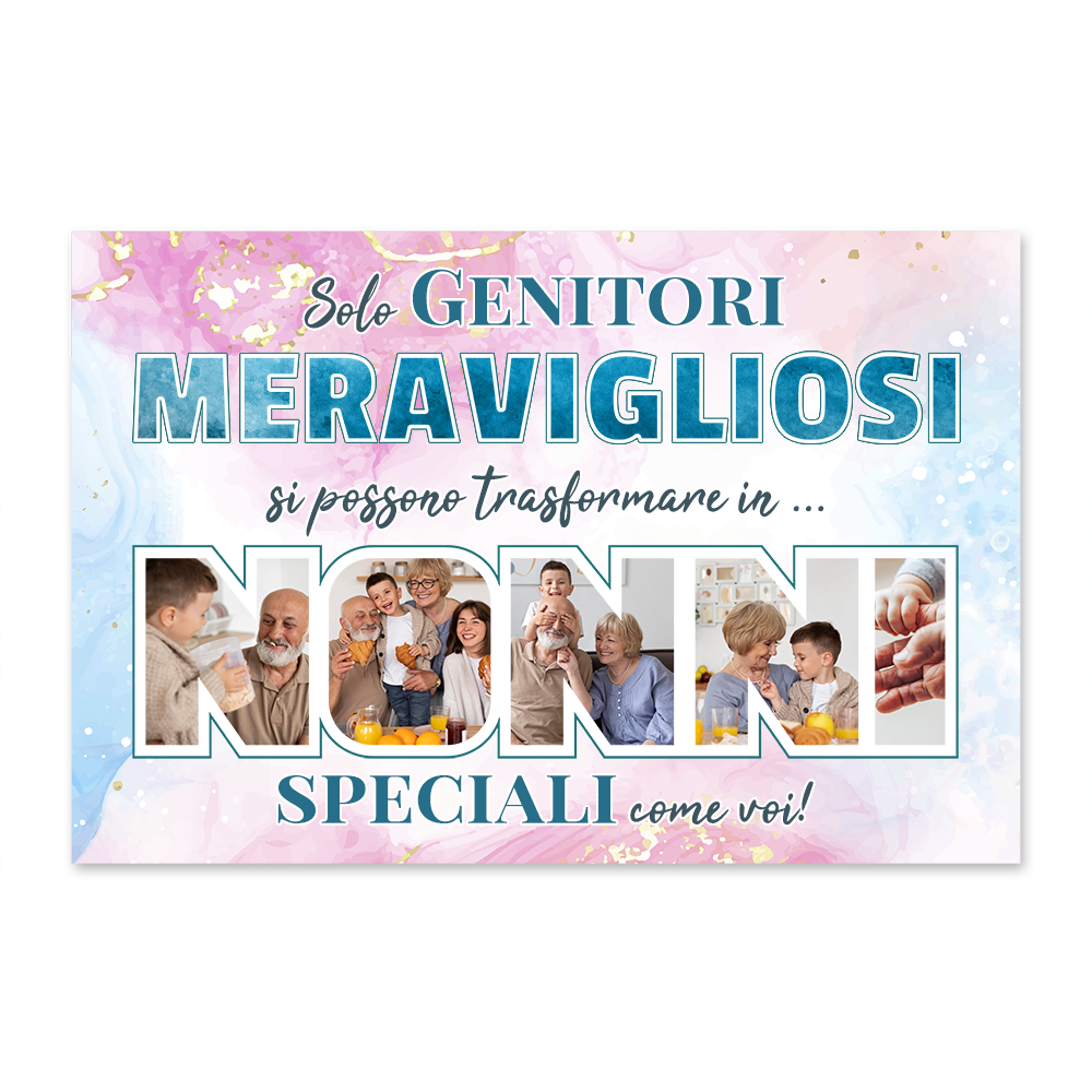 copy of Quadro in tela regalo per la nonna personalizzato con foto