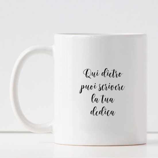 Tazza personalizzata Super Mamma con dedica o nome sul retro