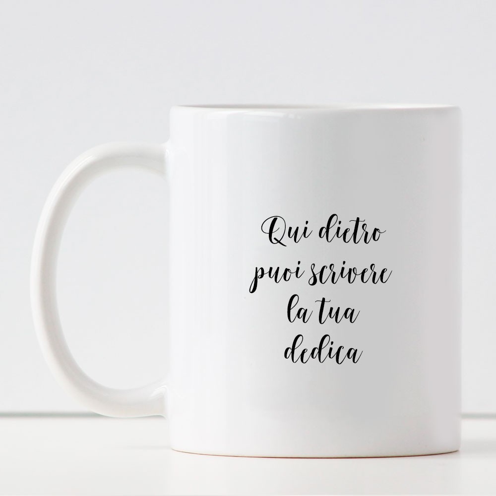Tazza personalizzata Super Mamma con dedica o nome sul retro