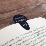 Segnalibro personalizzato per la maestra con nome, classe e dedica