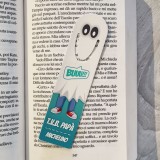 Simpatico segnalibro fantasmino, regalo personalizzato per il papà